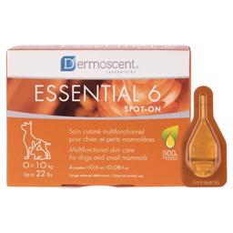 Dermoscent Spot-on Dråber til Hudlidelser Hos Dyr op til 10 Kg. Essential 6